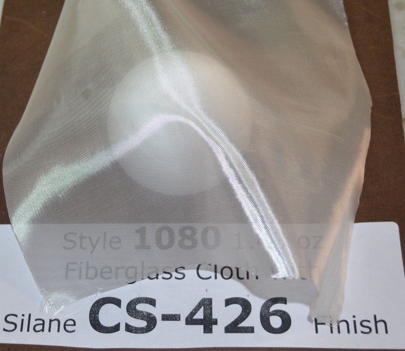 1.43 oz Style 1080 Fiberglass Cloth with Silane Finish