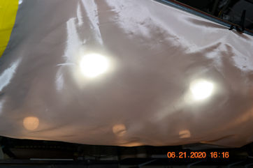 2116 3.12 osy Fiberglass Cloth being used as light diffuser
