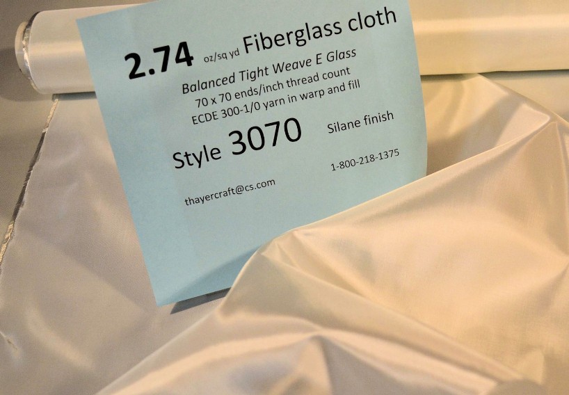 70x70 ends/inch tight weave fiberglass cloth