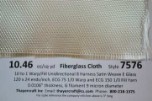 7576 8hs uni fiberglass cloth close up with data smooth side  from Thayercraft