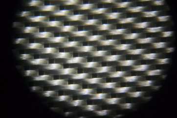 8 Harness Satin Weave 7781 microscope photo thayercraft