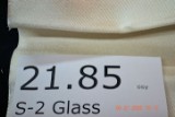9773 loose with label 21.85 osy S-2 Glass from Thayercraft