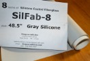 8 oz/sq yd silicone rubber coated fiberglass